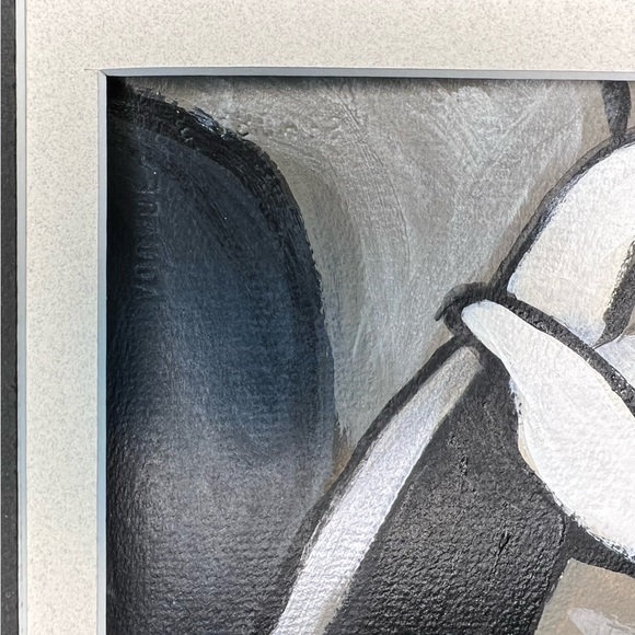 Artist John Froehlich Large Original 2006 Acrylic Wash “Musician” 22.5” x 30” - Picture 14 of 16